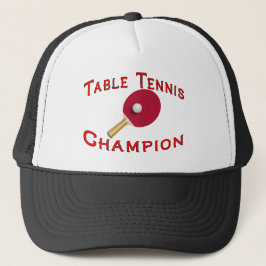 Table Tennis Champion Trucker Pet
