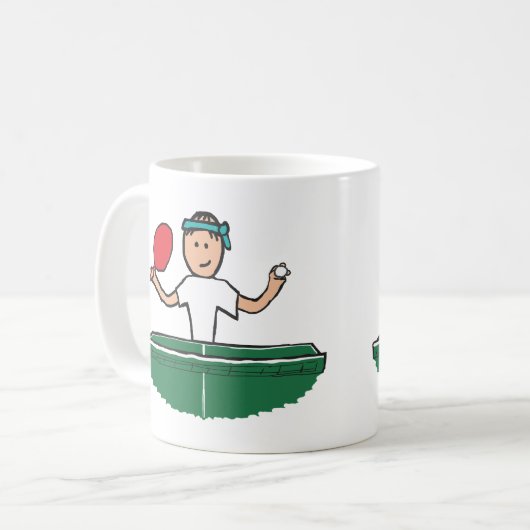 Table Tennis Koffiemok (Voorkant links)