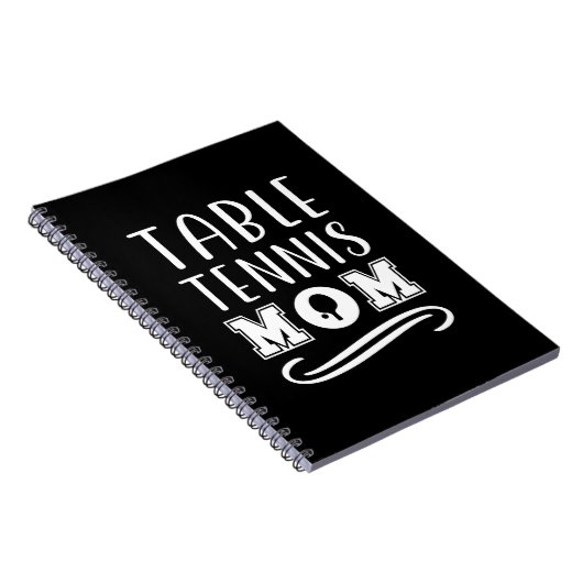 Table Tennis mama Notitieboek (Rechterzijde)