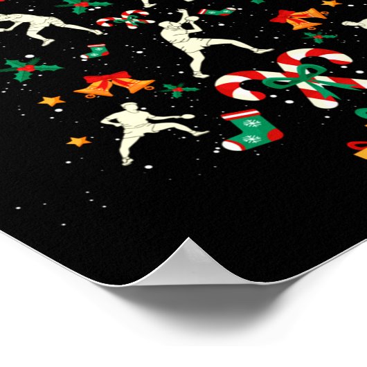 Table Tennis Ng Ng Player Christmas Tree Xmas Long Poster (Hoek)