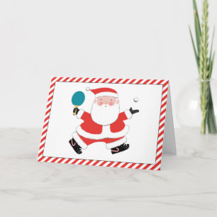 Table Tennis Ping-Pong Kerstfeestkaarten Feestdagen Kaart