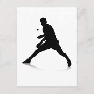 Table Tennis Player Briefkaart