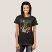 Table tennis player father ping pong dad funny tab t-shirt (Voorkant volledig)