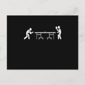 Table tennis players Ping Pong Briefkaart (Voorkant)