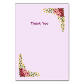 Table Tent Sign Kaart (Voorkant)