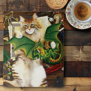 Table Top Gaming Dragon Cat Legpuzzel