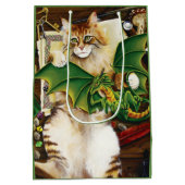 Table Top Gaming Dragon Cat Medium Cadeauzakje (Achterkant)