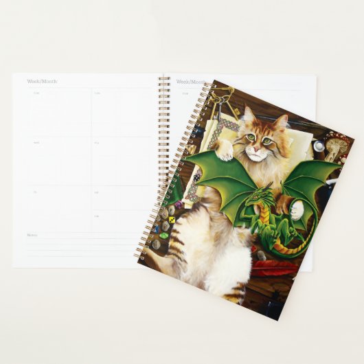 Table Top Gaming Dragon Cat Planner (Display)