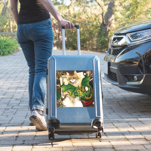 Table Top Gaming Dragon Cat Sticker (Koffer Insitu)