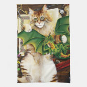 Table Top Gaming Dragon Cat Theedoek (Verticaal)