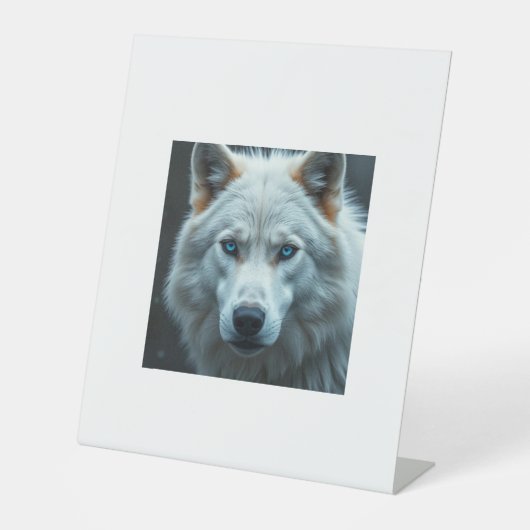 Table top sign reclamebord met voetstuk (Voorkant)