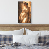 Tableau Déco (Grace Antique) Art Déco Canvas Afdruk (Insitu (Slaapkamer))