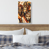 Tableau Déco ( The era of tradition) Art Moderne Canvas Afdruk (Insitu (Slaapkamer))