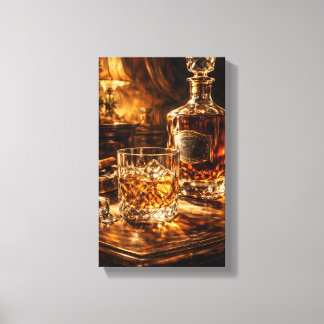 Tableau Déco (Whisky Art )  Canvas Afdruk