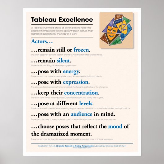 Tableau Excellence Poster (Voorkant)