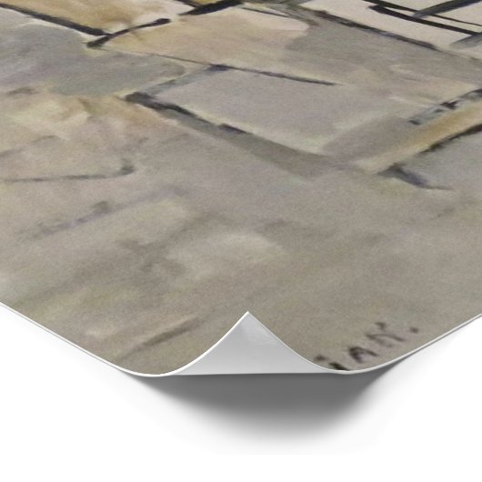 Tableau nr. 2/Compositie nr. VII van Piet Mondriaa Poster (Hoek)