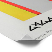Tableau One's Kans op Fijne Kunst Poster (Hoek)