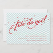 Tableau Soirée Fête de Noël Inviter Kaart (Voorkant)