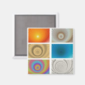 Tableau van Cirkels Magneet (Voorkant / Achterkant)
