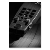 TableCard: Vinylrecord op Platenspeler. Retrothema Kaart (Achterkant)