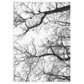 Tableclode abstracte structuur zwart-wit tafelkleed (Voorkant)