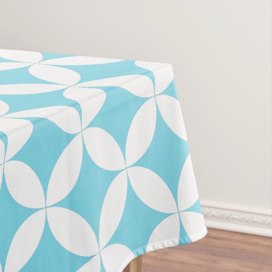 Tableclode herhalingscirkel, witte aangepaste kleu tafelkleed (Voorbeeld)