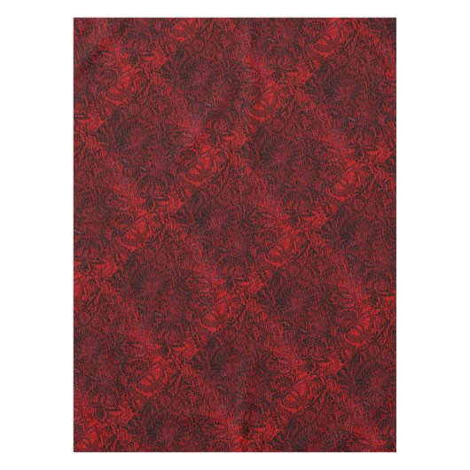 Tableclode rode decoratieve ventilator voor struct tafelkleed (Voorkant)