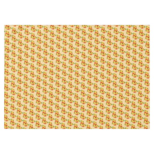 Tablecloth "60x84" Autumn Leaves/Pumpkins Tafelkleed (Voorkant (Horizontaal))