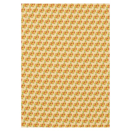 Tablecloth "60x84" Autumn Leaves/Pumpkins Tafelkleed (Voorkant)