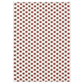 Tablecloth "60x84" kerstrode roze & Holly Tafelkleed (Voorkant)