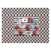 Tablecloth Ace Card Spades Red Hearts Tafelkleed (Voorkant (Horizontaal))