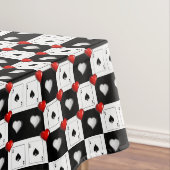 Tablecloth Ace Card Spades Red Hearts Tafelkleed (Voorbeeld)