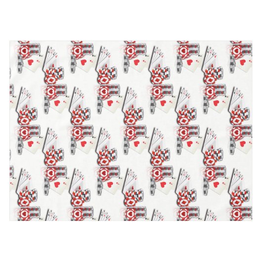 Tablecloth Ace Hearts Tafelkleed (Voorkant (Horizontaal))