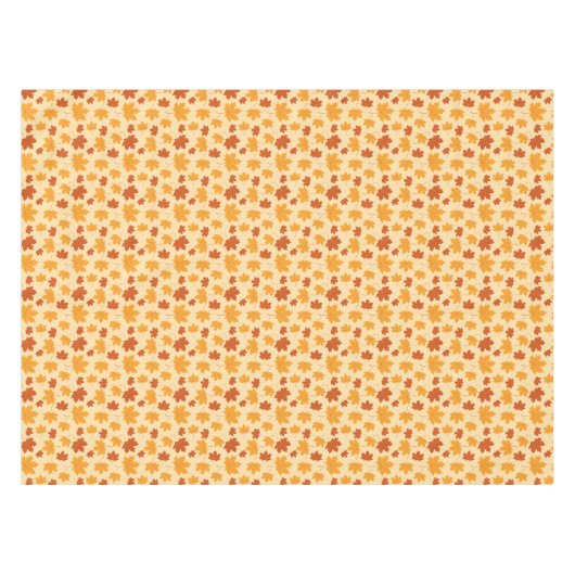 Tablecloth-Autumn Falling Leaves Tafelkleed (Voorkant (Horizontaal))