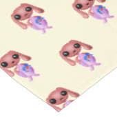 Tablecloth Baby Bunnies - Aangepaste kleuren - Tek Tafelkleed (Gekanteld)