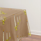 Tablecloth Beige Candles Tafelkleed (Voorbeeld)
