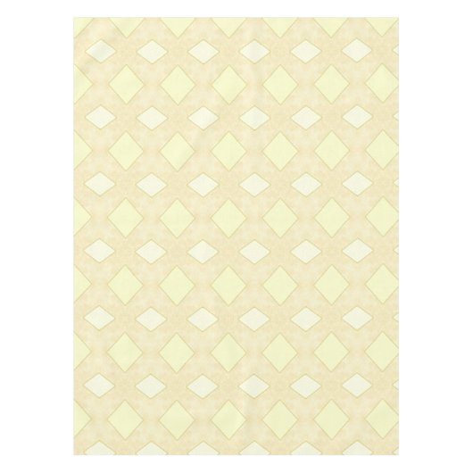 Tablecloth Beige Gold Stripe Tafelkleed (Voorkant)