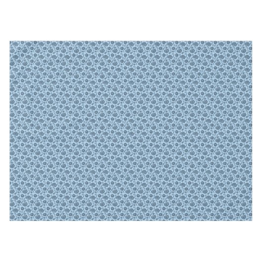 Tablecloth Blue Floral Tafelkleed (Voorkant (Horizontaal))