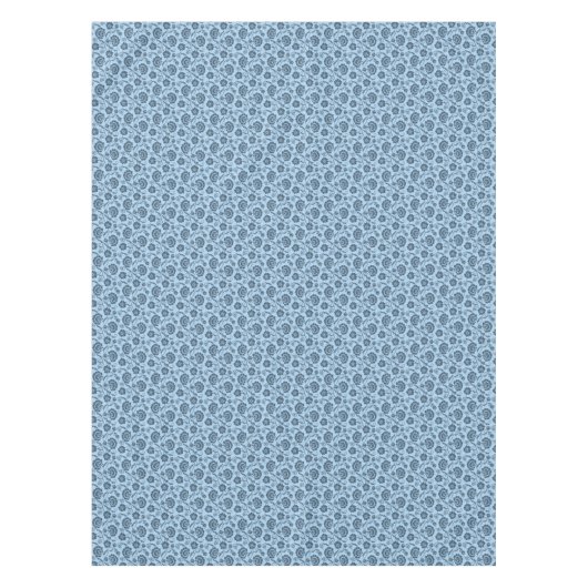 Tablecloth Blue Floral Tafelkleed (Voorkant)