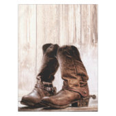 Tablecloth boots country rustige westerne draag sc tafelkleed (Voorkant)