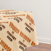 TABLECLOTH - BOURBON is Comfort Food Tafelkleed (Voorbeeld)