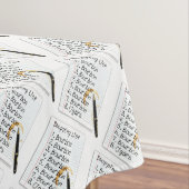 TABLECLOTH - BOURBON LOVERS SHOPPT LIST TAFELKLEED (Voorbeeld)