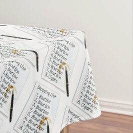 TABLECLOTH - BOURBON LOVERS SHOPPT LIST TAFELKLEED