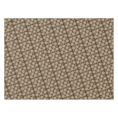 Tablecloth Brown Beige Floral Tafelkleed (Voorkant (Horizontaal))