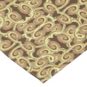 Tablecloth Brown & Yellow Swirls Tafelkleed (Gekanteld)