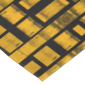 Tablecloth Burnt Yellow Black Tafelkleed (Gekanteld)