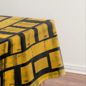 Tablecloth Burnt Yellow Black Tafelkleed (Voorbeeld)