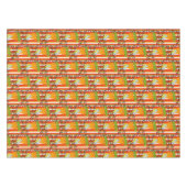 Tablecloth Carrots Floral Butterfly Vegan Tafelkleed (Voorkant (Horizontaal))