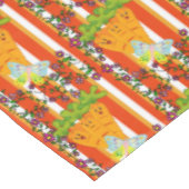 Tablecloth Carrots Floral Butterfly Vegan Tafelkleed (Gekanteld)