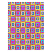 Tablecloth Colorful Colour Squares Tafelkleed (Voorkant)
